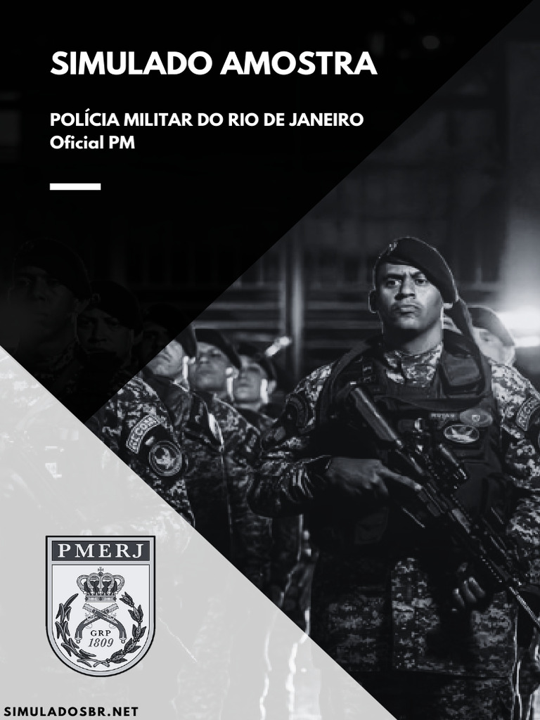 Simulado PM RJ: Prova de Direito Administrativo | PDF | Constituição ...