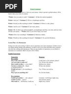 Dialogue Dealing With a Complaint Role-Play