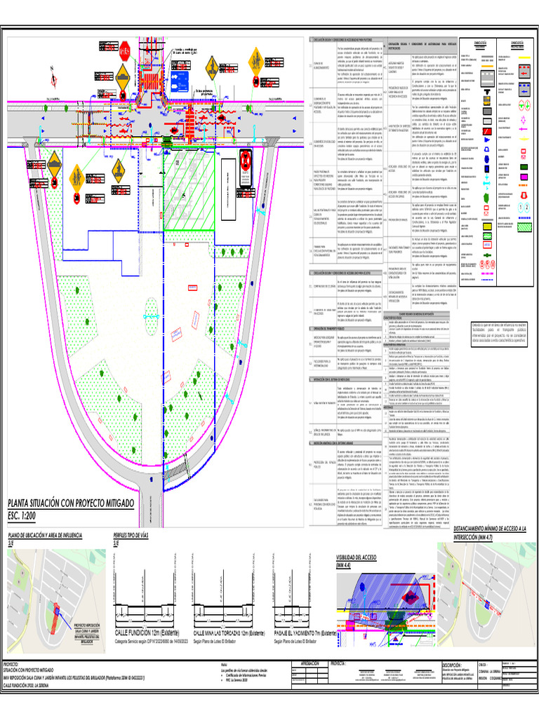 08 Plano Situacion Proyecto Mitigado JILP - 2 (1) - SPM | PDF
