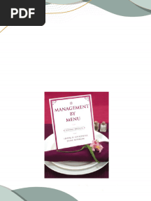 Download (Ebook) Management by Menu by Lendal H. Kotschevar, Diane Withrow, ISBN 0471475777 ebook All Chapters PDF