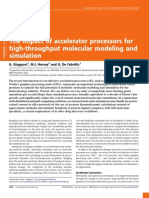 G. Giupponi, M.J. Harvey and G. De Fabritiis- The impact of accelerator processors for high-throughput molecular modeling and simulation