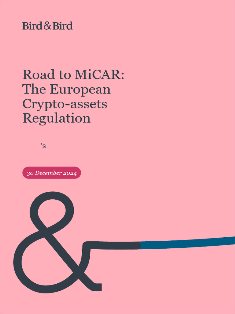 Road to Micar_en | PDF | Cryptocurrency | Money Laundering