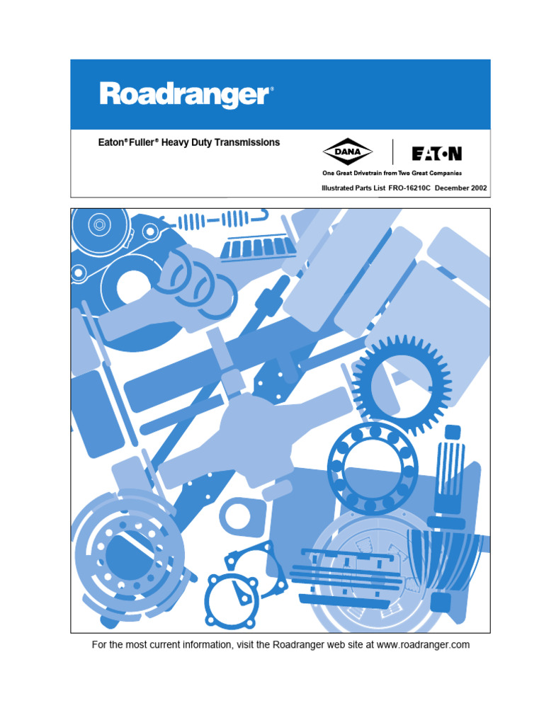 Fro-16210c-Transmission Parts | PDF | Screw | Machines