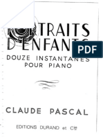 Pascal, Claude - Portraits D'enfants (PF)