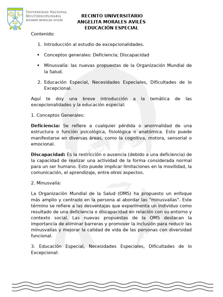 Educación Especial e Inclusión | PDF | Invalidez | Educación especial