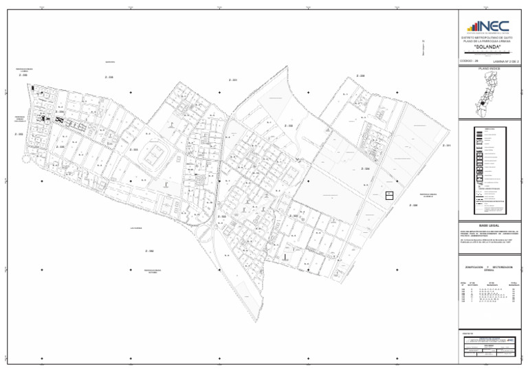 Plano Censal de la Parroquia Solanda | PDF