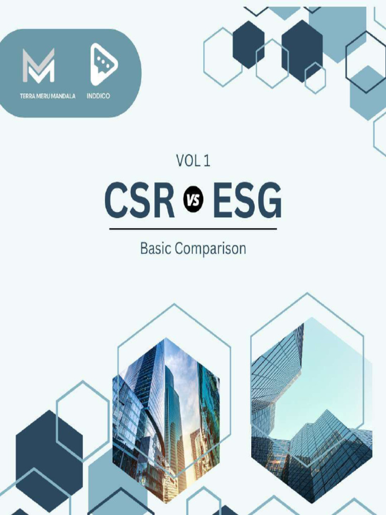 Perbedaan CSR Dan ESG | PDF