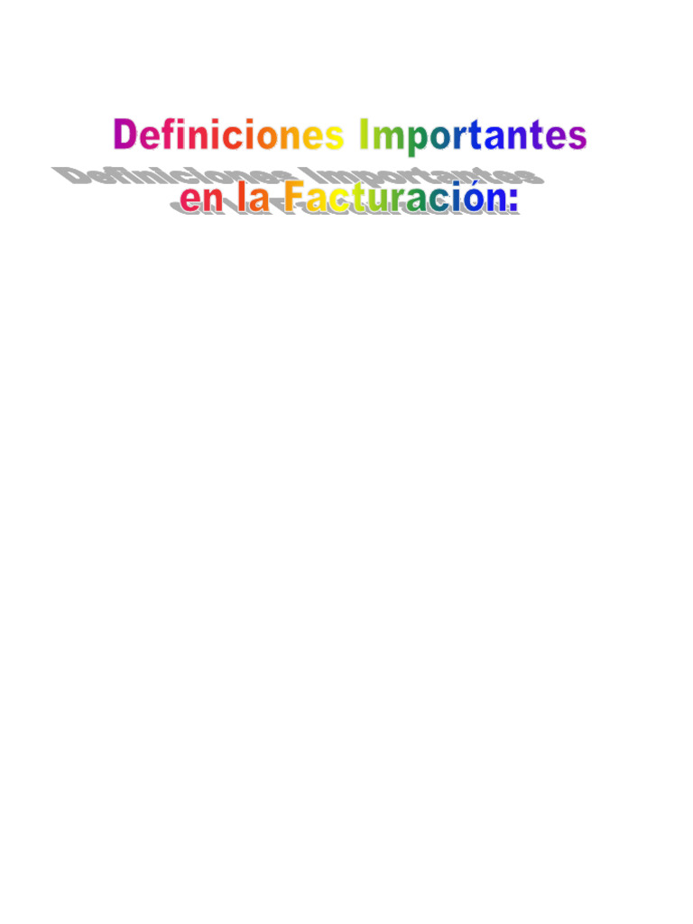 M%C3%B3dulo+7+Definiciones | PDF | Medicare (Estados Unidos) | Factura