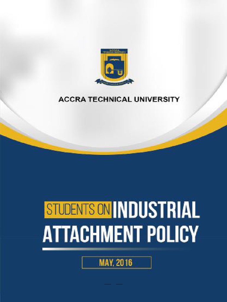 Student Industrial Attachment Policy | PDF | Learning | Vocational ...