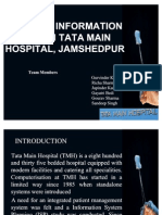 Hospital Information System in Tata Main Hospital