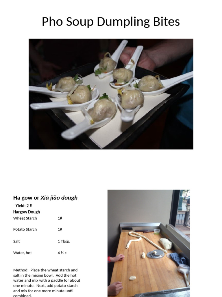 Pho Soup Dumpling Powerpoint | PDF