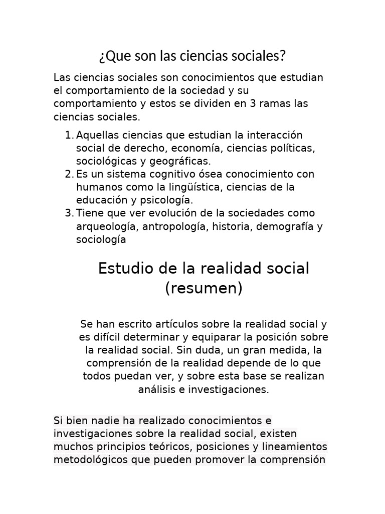 Introducción A Las Ciencias Sociales Pdf