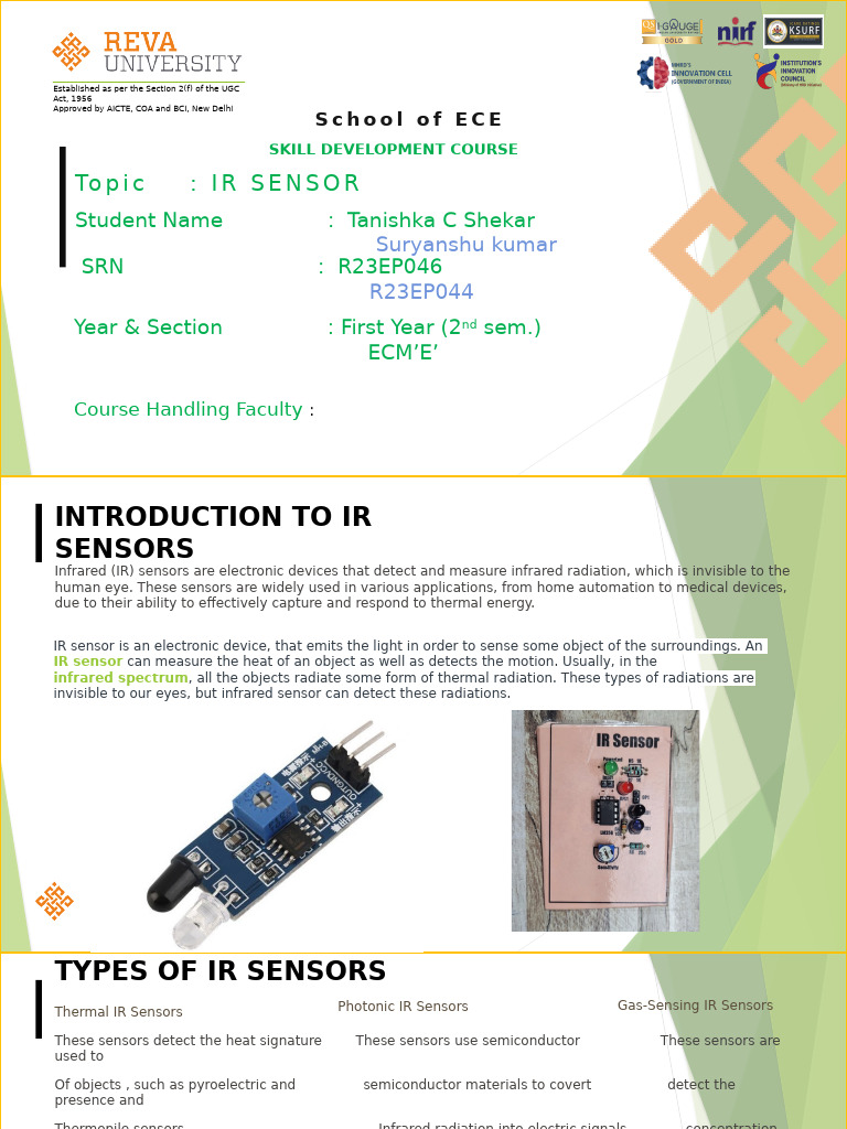 IR SENSOR | PDF | Printed Circuit Board | Infrared