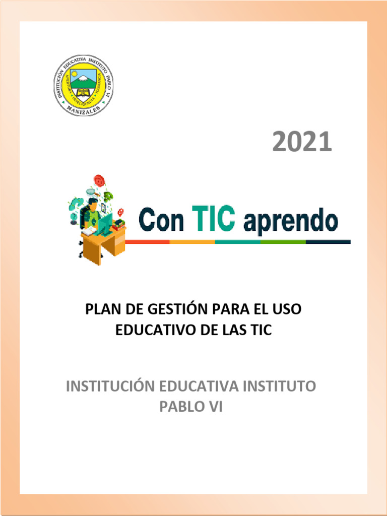 Plan de Gestion para El Uso Educativo de Las TIC - 2021 SEM | PDF | Red ...