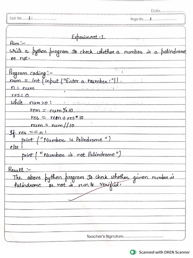 Computer Science Practical Note | PDF