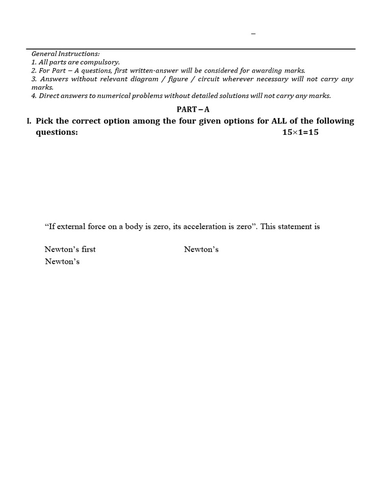 physics paper (1) (2) | PDF | Force | Momentum