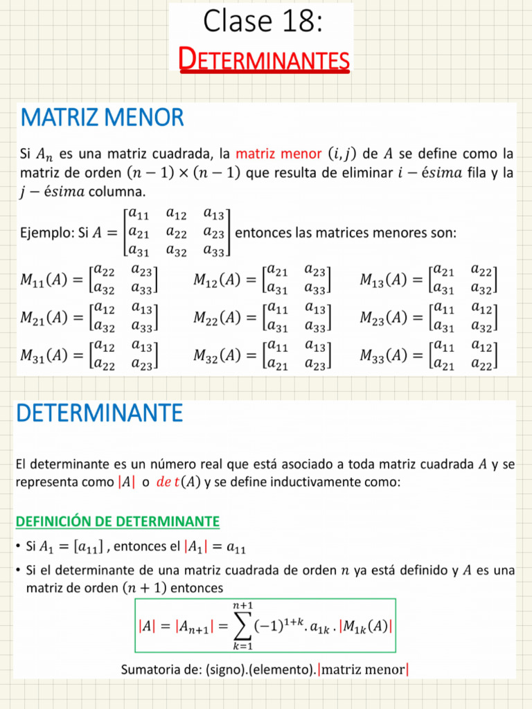 Método de Sarrus y Cramer | PDF | Determinante | Matriz (Matemáticas)