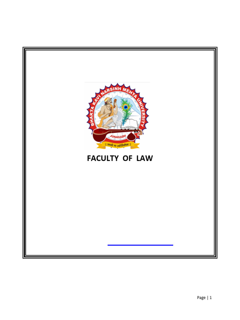 LL.B. Syllabus and Regulations 2016 | PDF | Tort | Damages