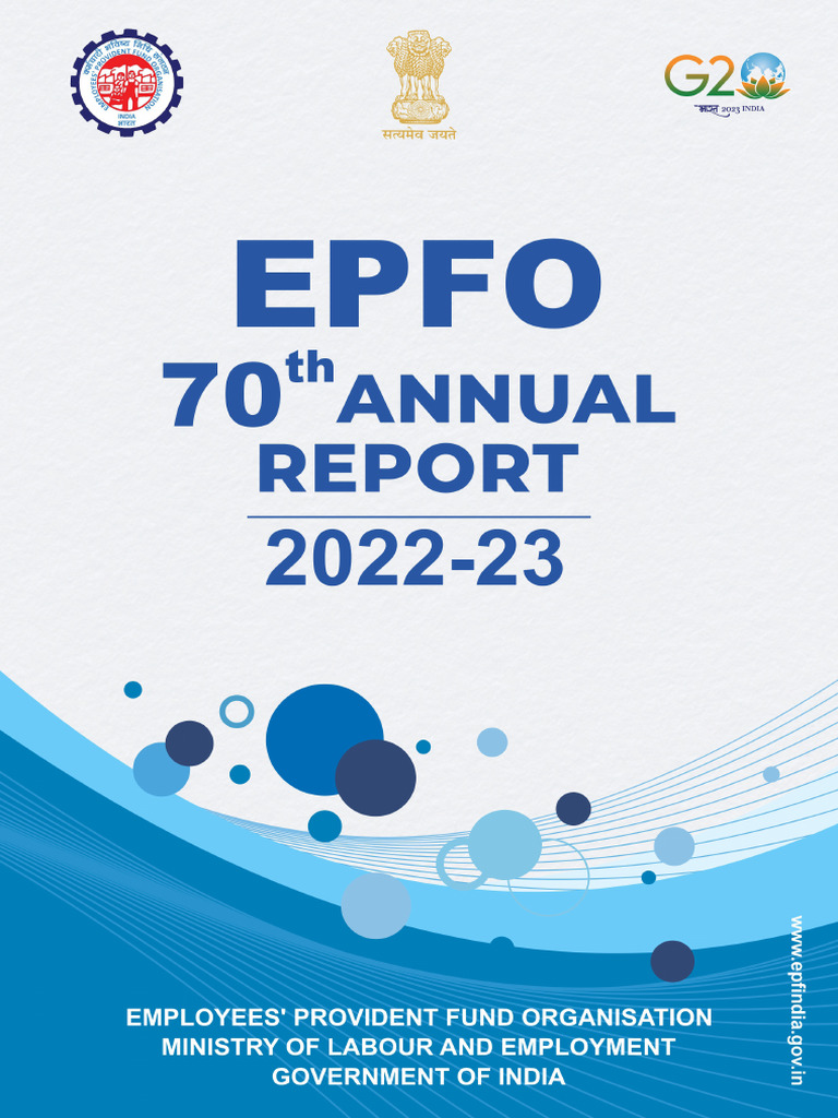 EPFO Annual Report 2022-23 Summary | PDF | Economies | Business