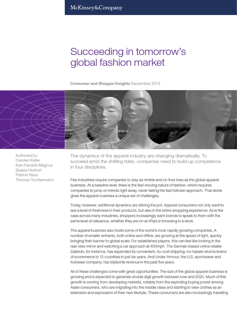 Adapting to Change in Apparel Industry | PDF | Fashion | Brand