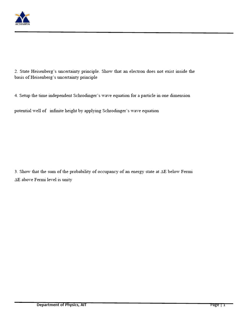 EEE Applied Physics Question Bank BPHYE202 | PDF | Superconductivity ...