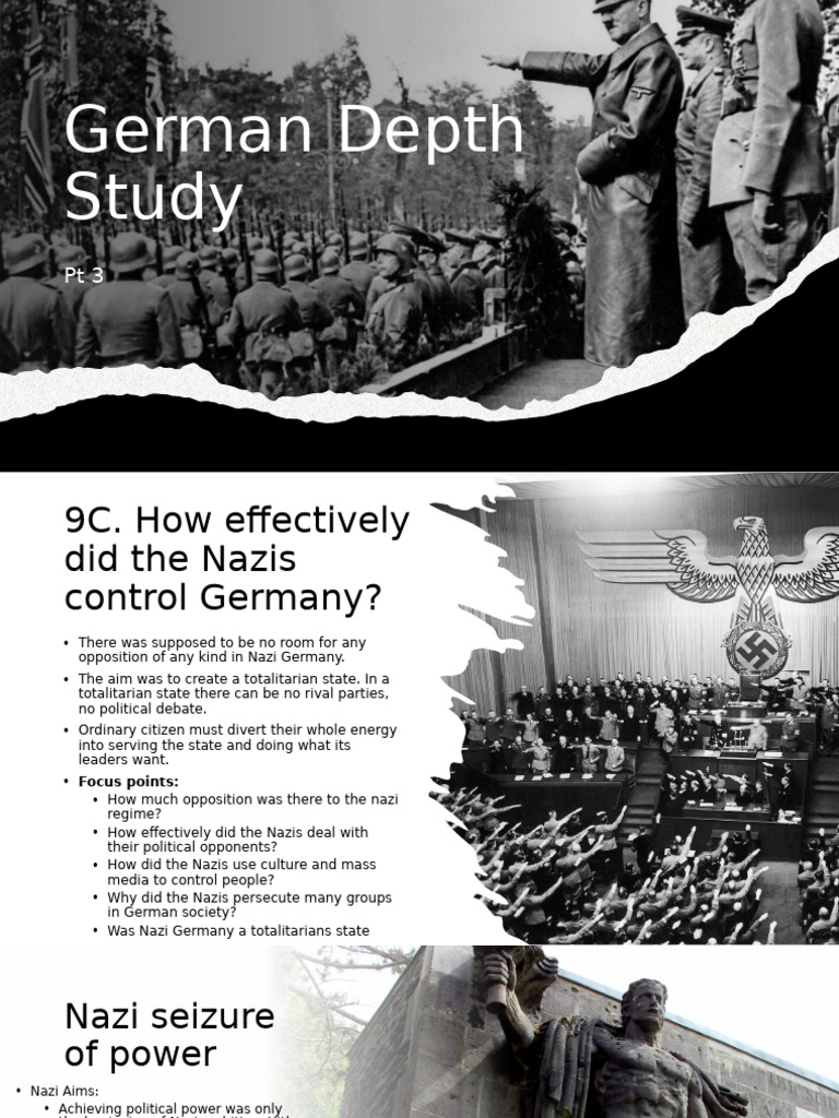 German Depth Study 9C | PDF | Nazi Germany | German Resistance To Nazism
