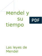 Leyes de Mendel y Su Redescubrimiento. 4º ESO