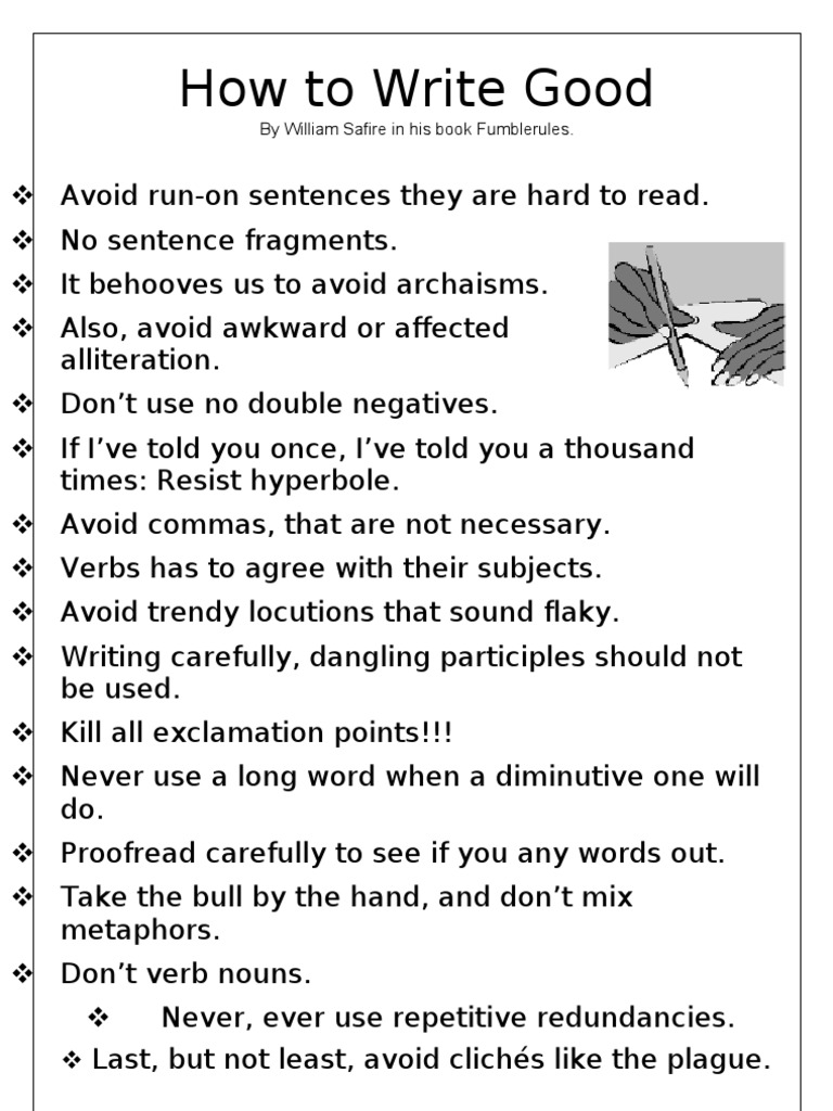 Essential Writing Tips for Clarity | PDF