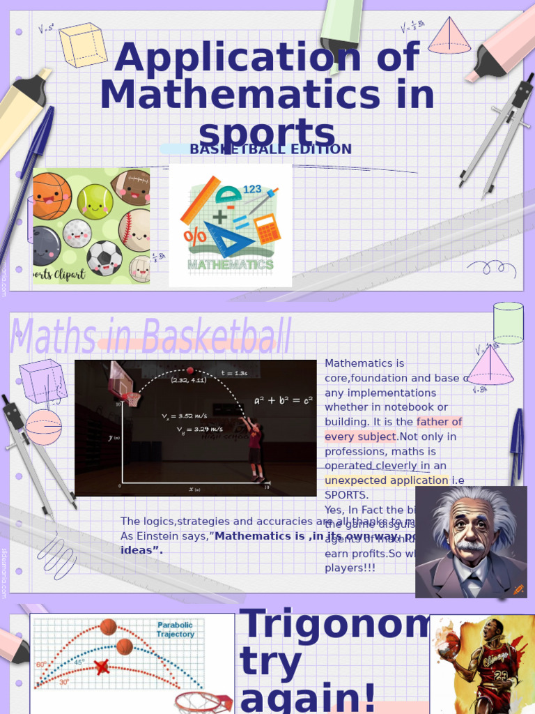 Math's Role in Basketball Strategy | PDF | Mathematics | Physics
