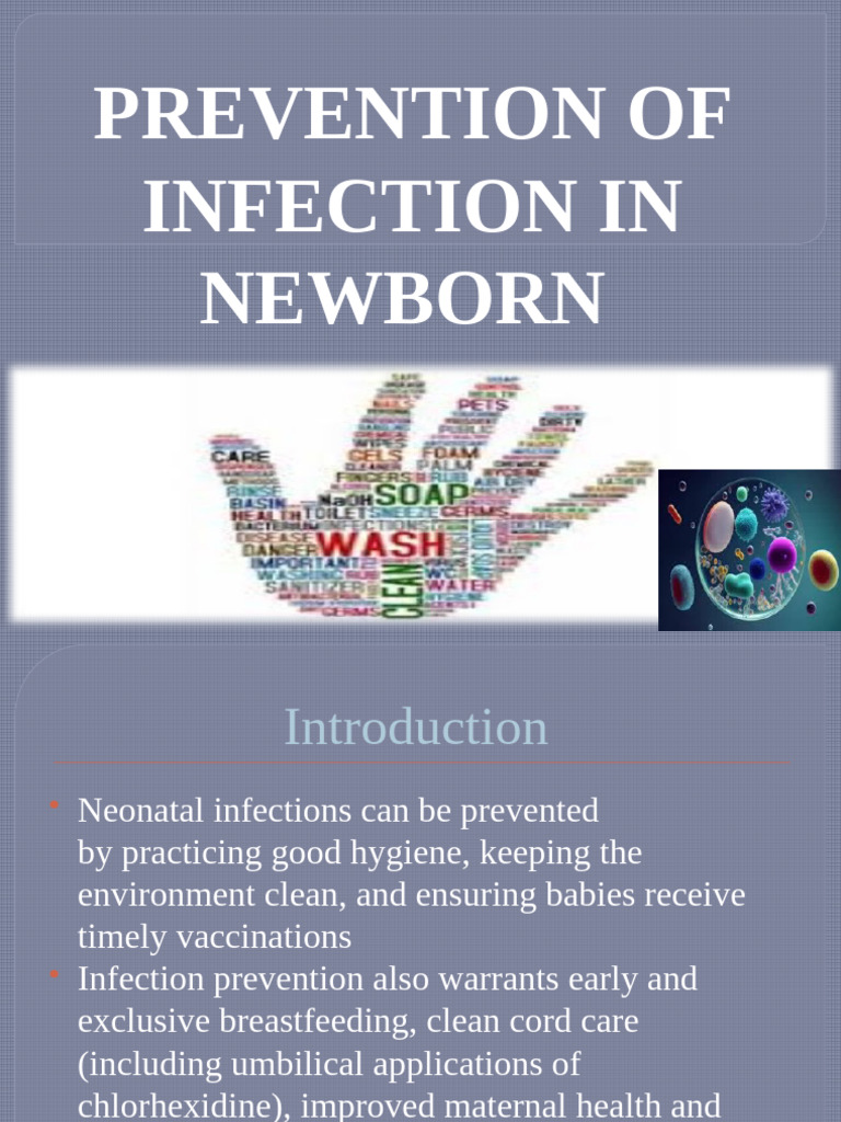 Newborn Infection Prevention Strategies | PDF | Sterilization ...
