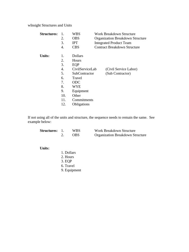 Insight on Structures and Units Guide | PDF