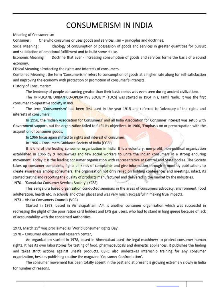 Consumerism | PDF | Consumerism | Goods