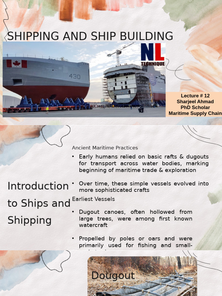 Evolution of Shipping and Shipbuilding | PDF | Ships | Marine Propulsion