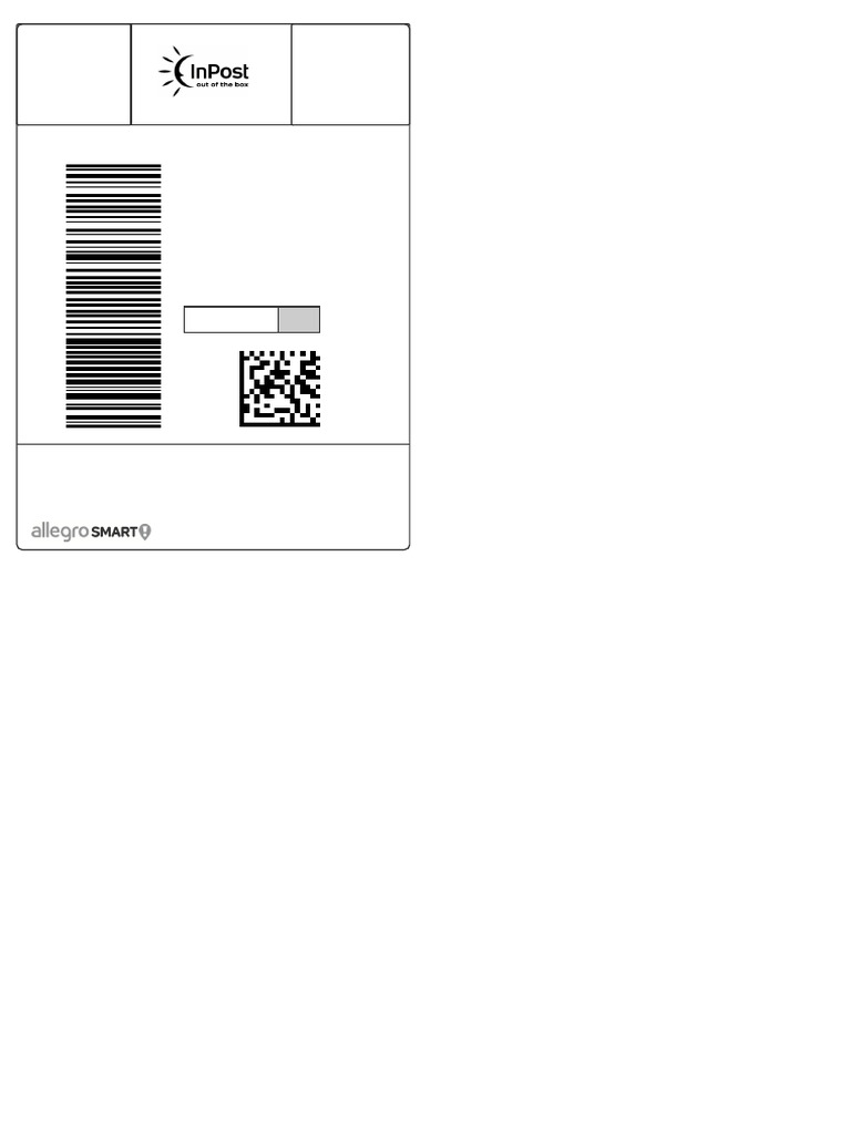 Etykieta Inpost 660166089532310110915360 | PDF