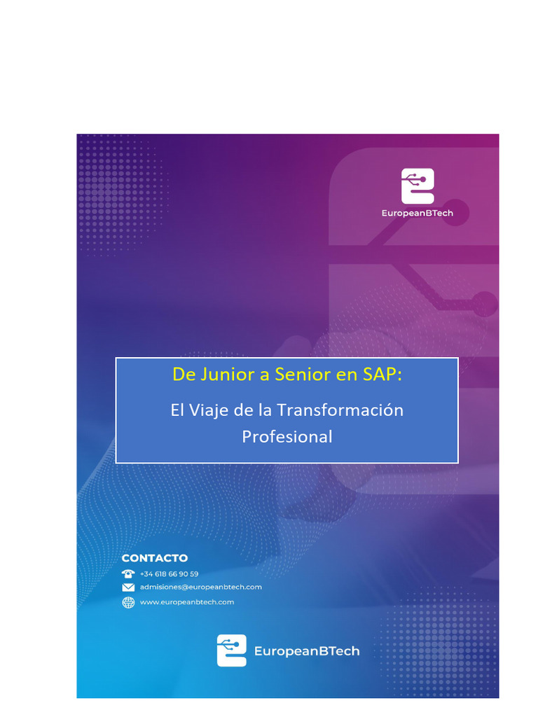 De Junior a Senior en SAP