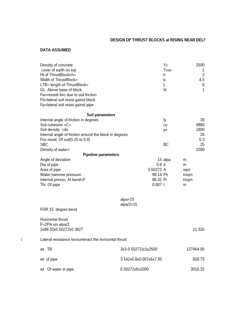 Dokumen.tips Design of Thrust Block PDF Classical Mechanics Nature
