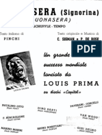 Louis Prima - Buonasera Signorina) - C - Sigman - Sheet Music