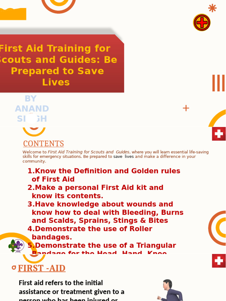 First Aid Training for Scouts | PDF | Burn | First Aid