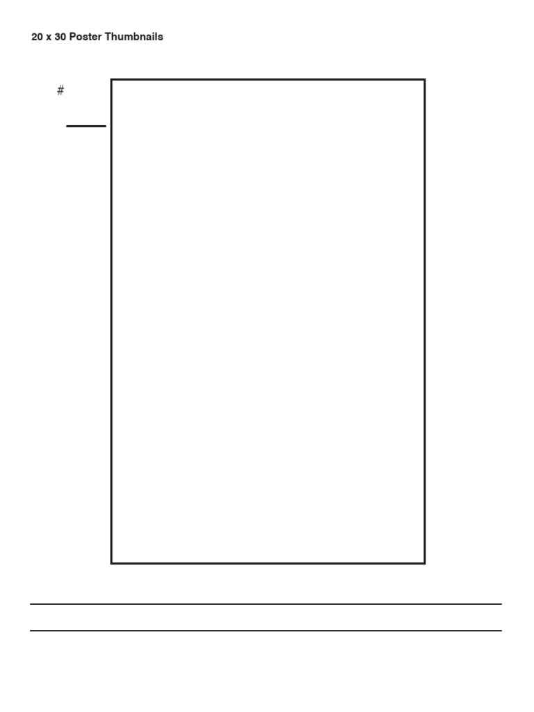 Poster Thumbnail Templates | PDF