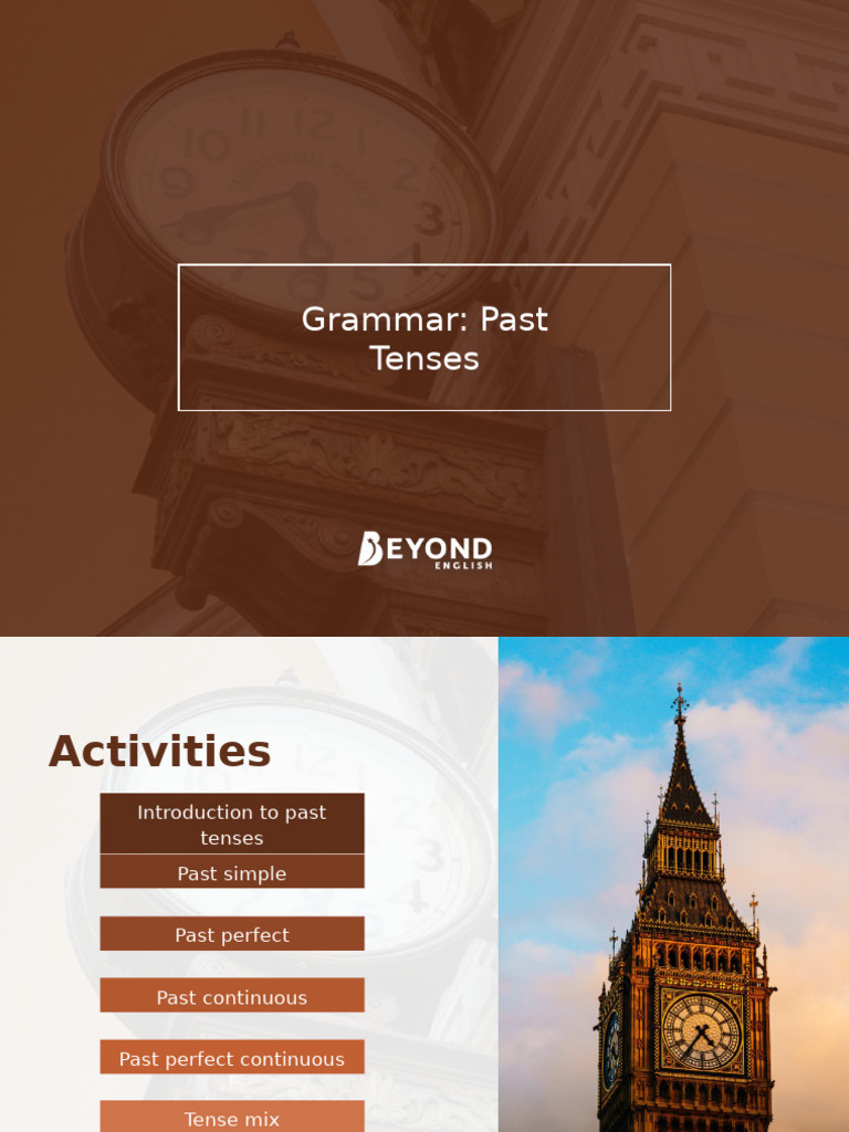 T e 1646156287 Past Tense Starters 1 Ver 2 | PDF | Grammatical Tense ...