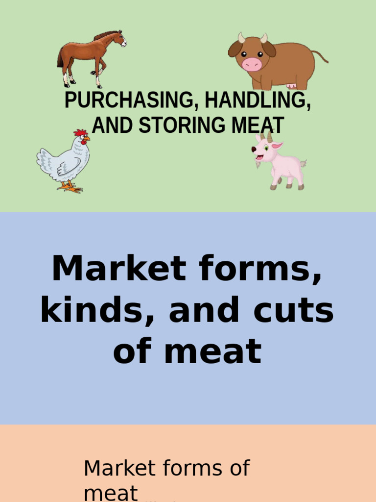 Meat Purchasing and Storage Guide | PDF