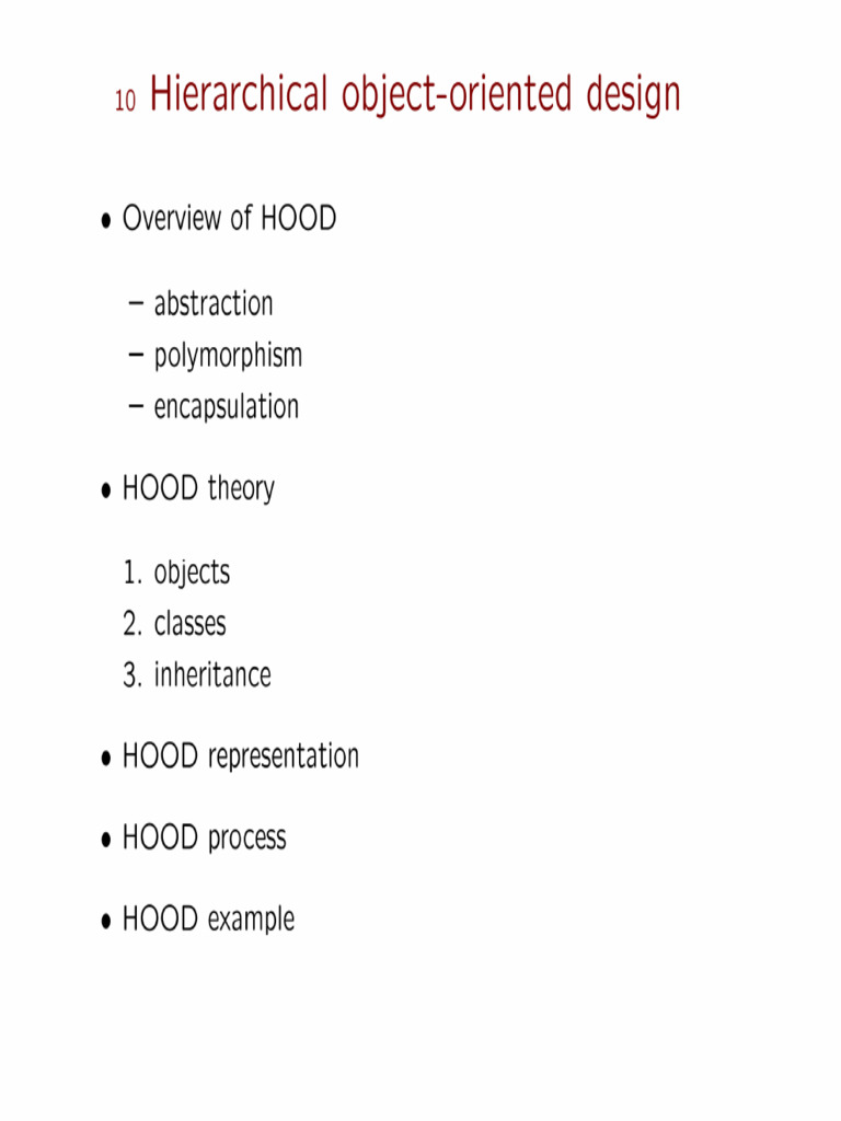 Oose Unit 2 (Hood) | PDF