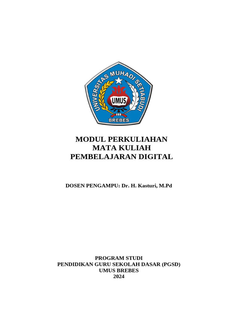 Modul Pembelajaran Digital Pdf