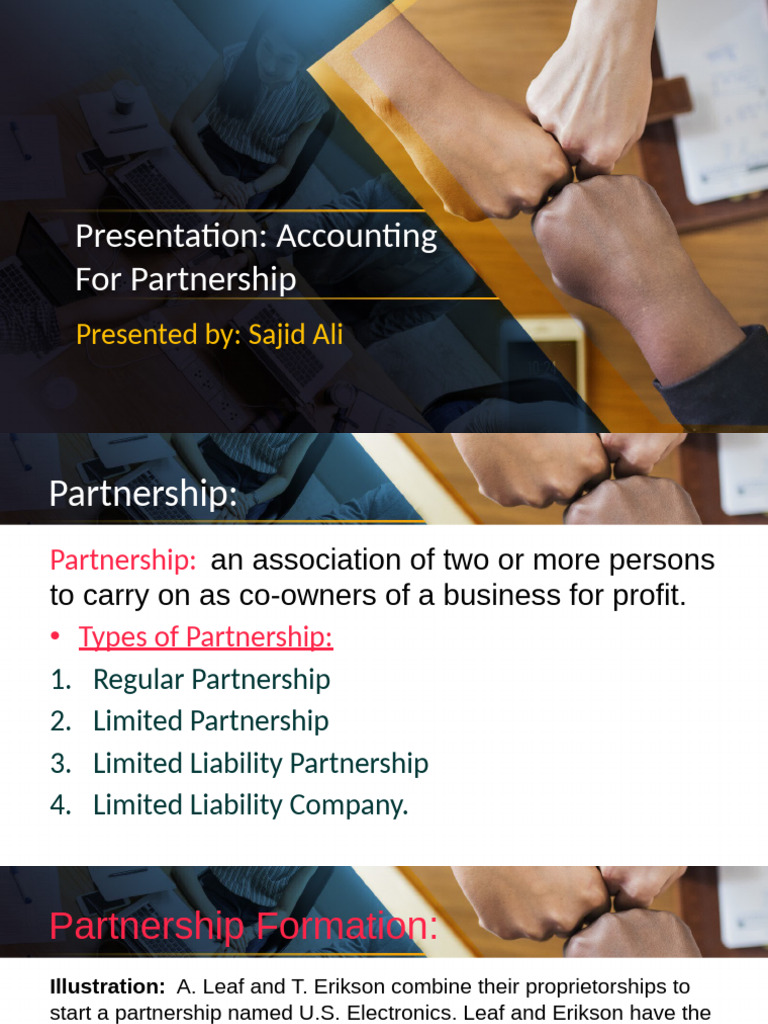 Accounting for Partnerships Explained | PDF | Partnership | Interest