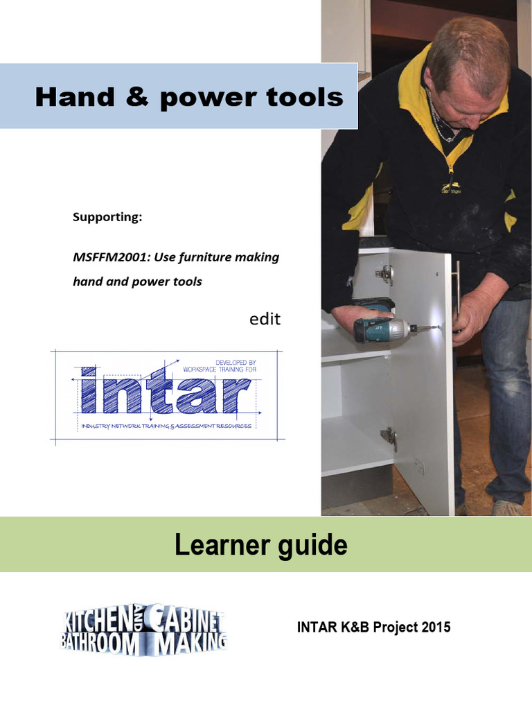 Hand - and - Power - Tools - Learner - Guide 1 | PDF | Drill | Blade
