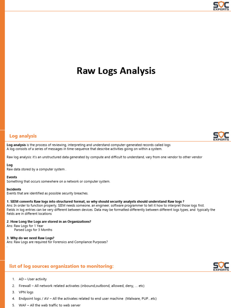 Raw Log | PDF | Login | Port (Computer Networking)