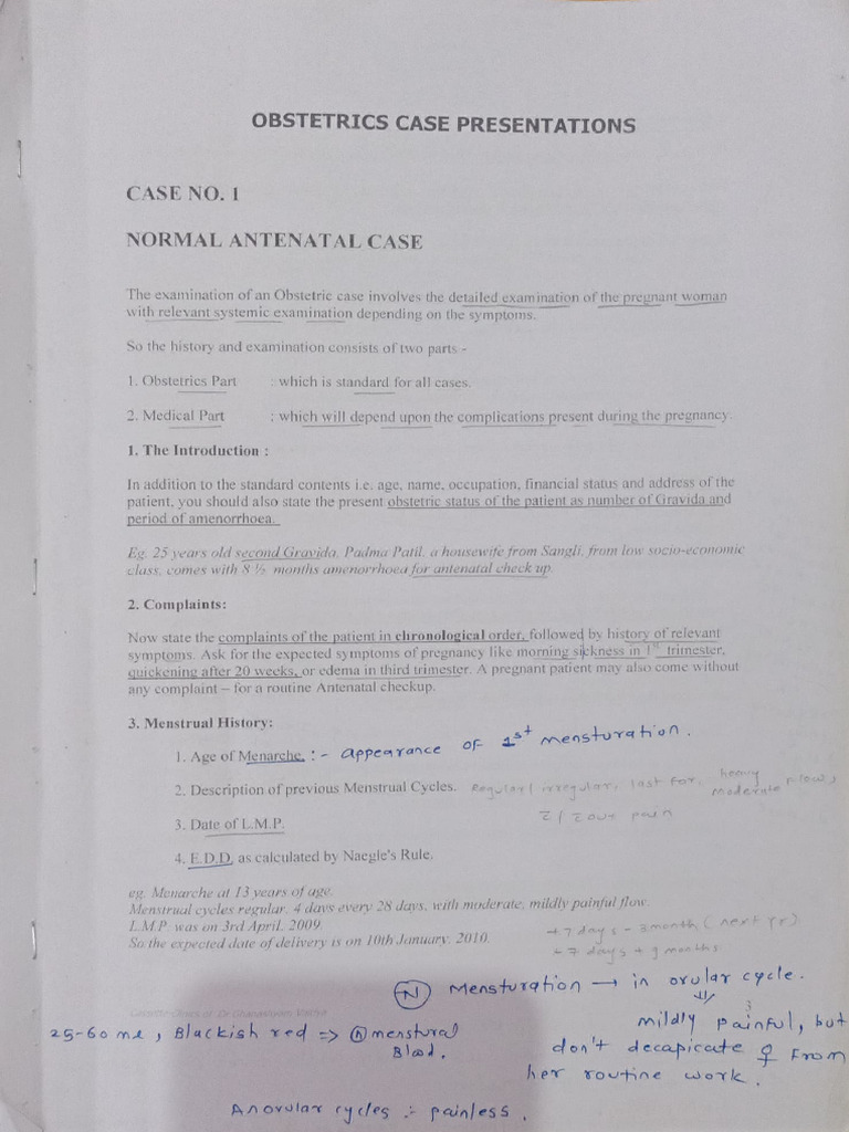 Obstetric Case Presentations Overview | PDF | Pregnancy | Hypertension