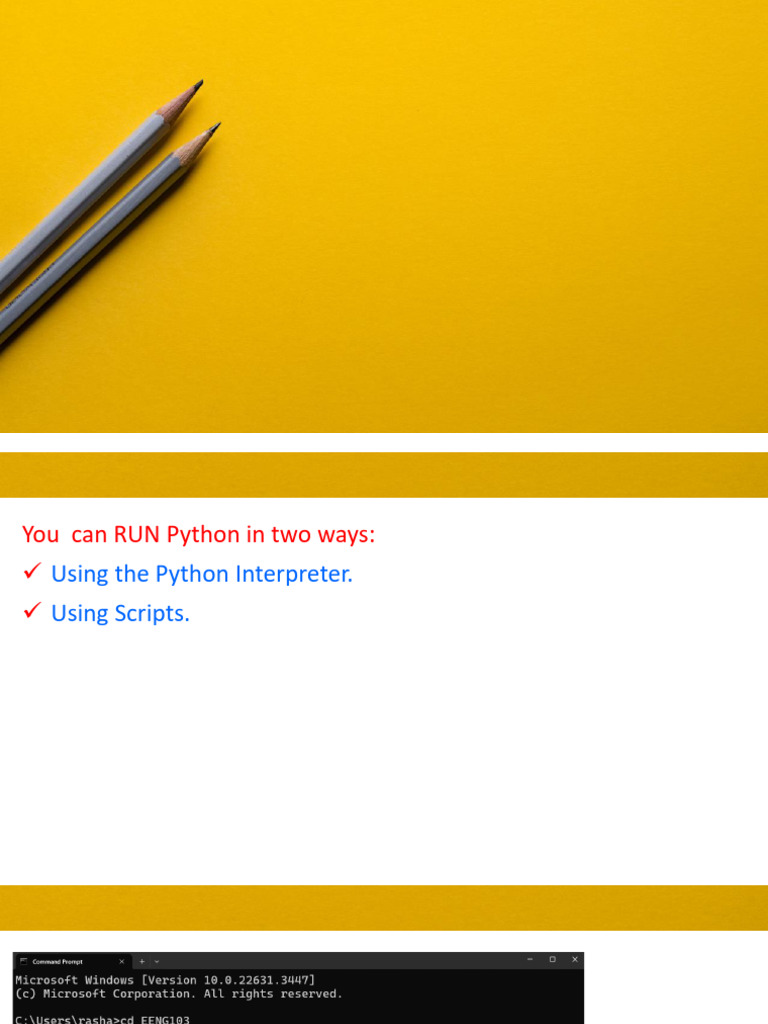 Lecture 1 - 3 Python Basics | PDF