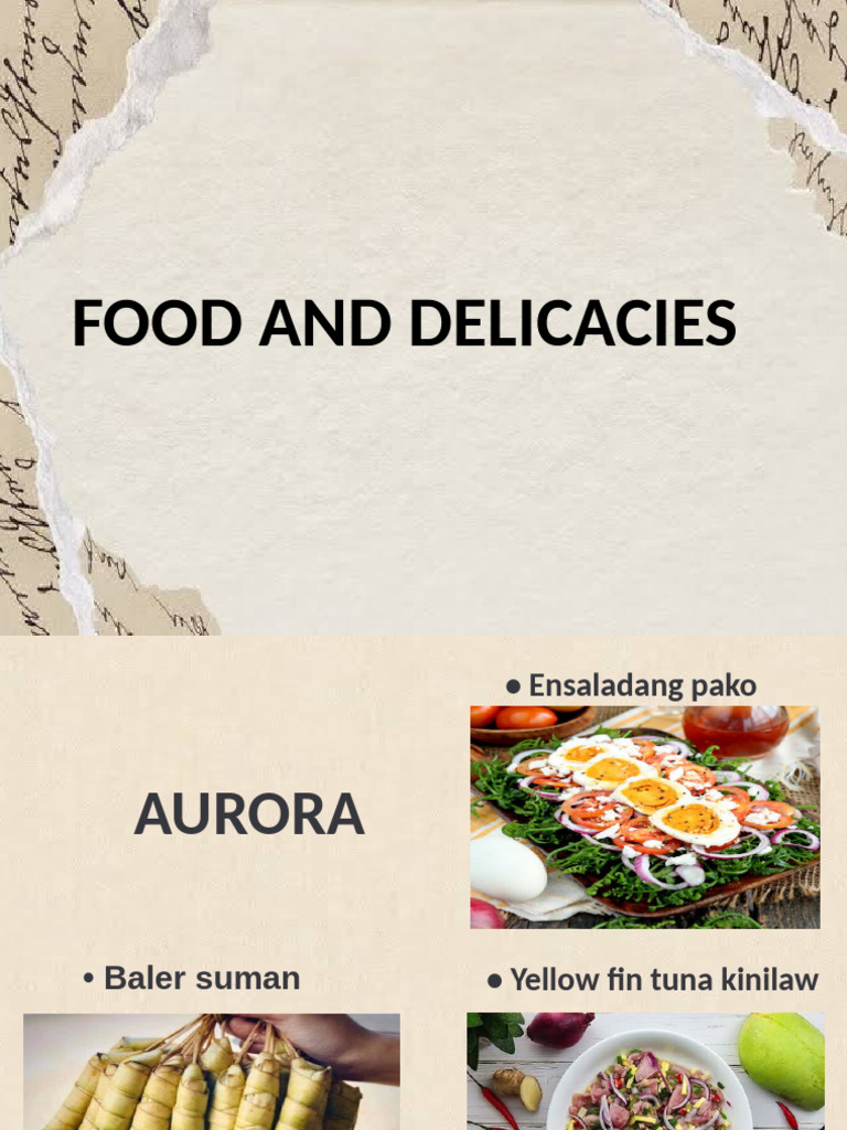 Central Luzon Food and Festivals Guide | PDF | Tagalog Language ...