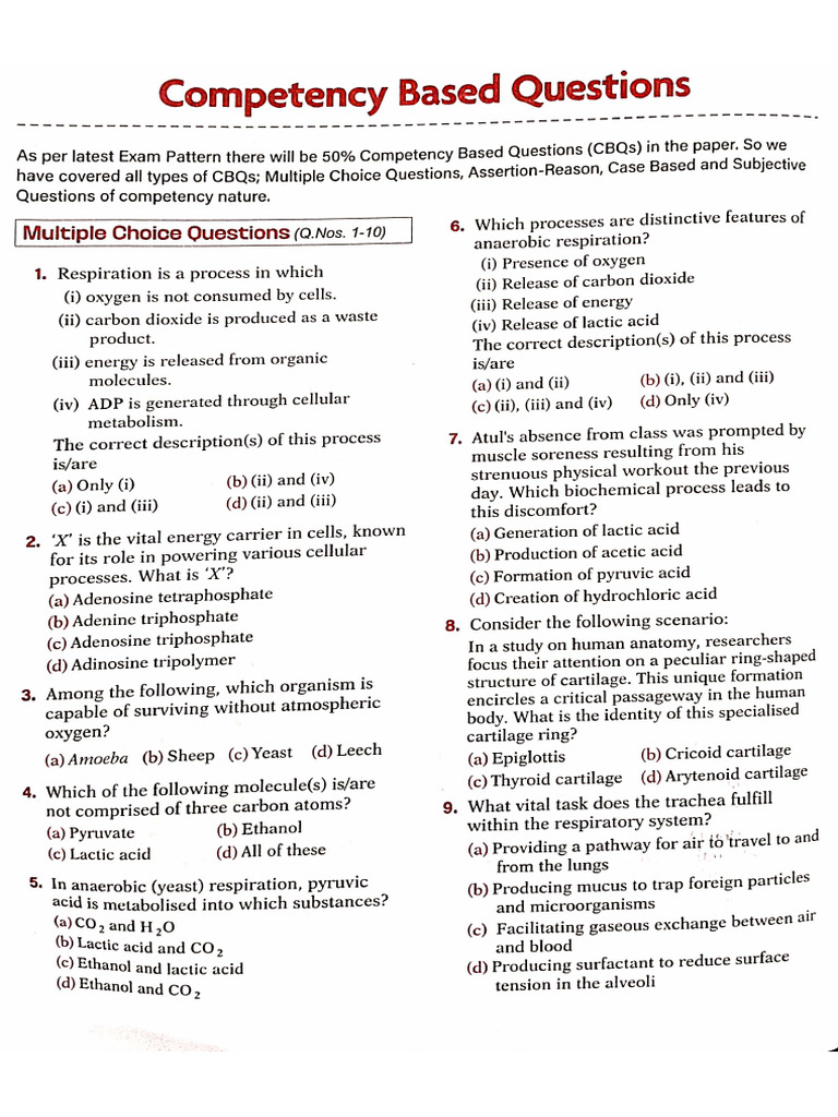 Class 10th, CH - Life Process Q-2 | PDF
